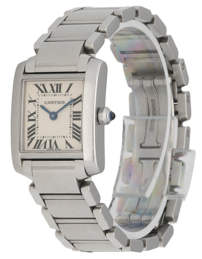 Cartier Tank Francaise 2384 Stainless Steel Ladies Watch