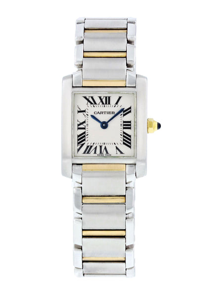 Cartier Tank Francaise 2384 Two Tone Ladies Watch - Wristwatch
