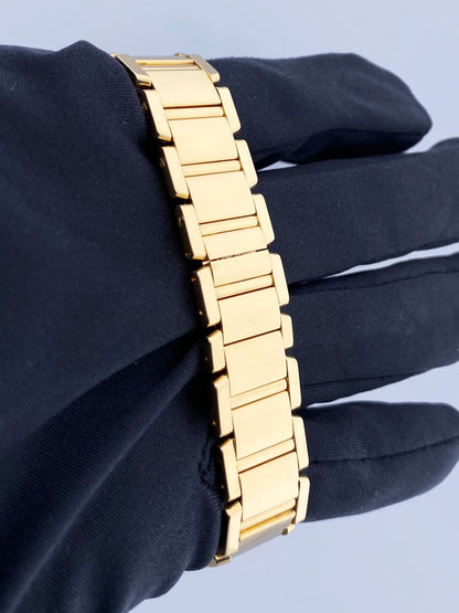 Cartier Tank Francaise 2385 18k Yellow Gold Ladies Watch