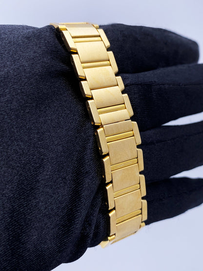 Cartier Tank Francaise WE1001R8 Diamond 18k Yellow Gold Ladies Watch - Virtual