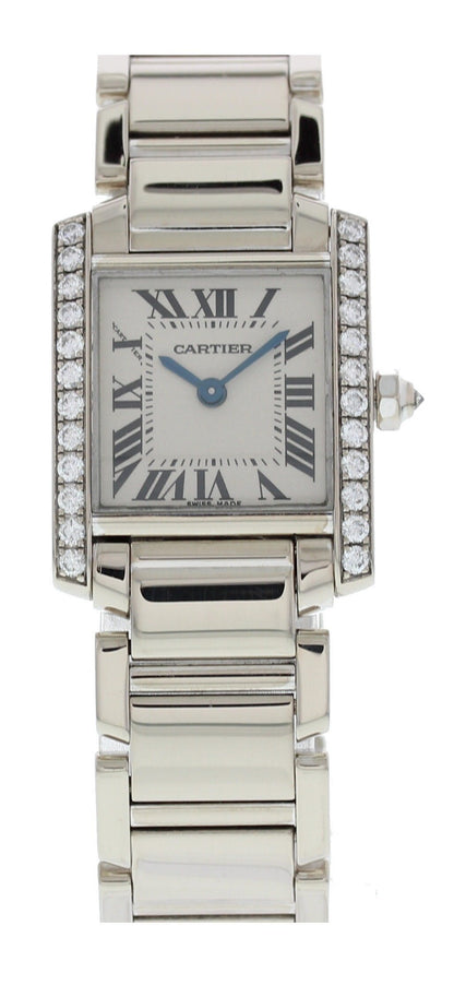 Cartier Tank Francaise 2403 18k White Gold & Diamonds - Virtual