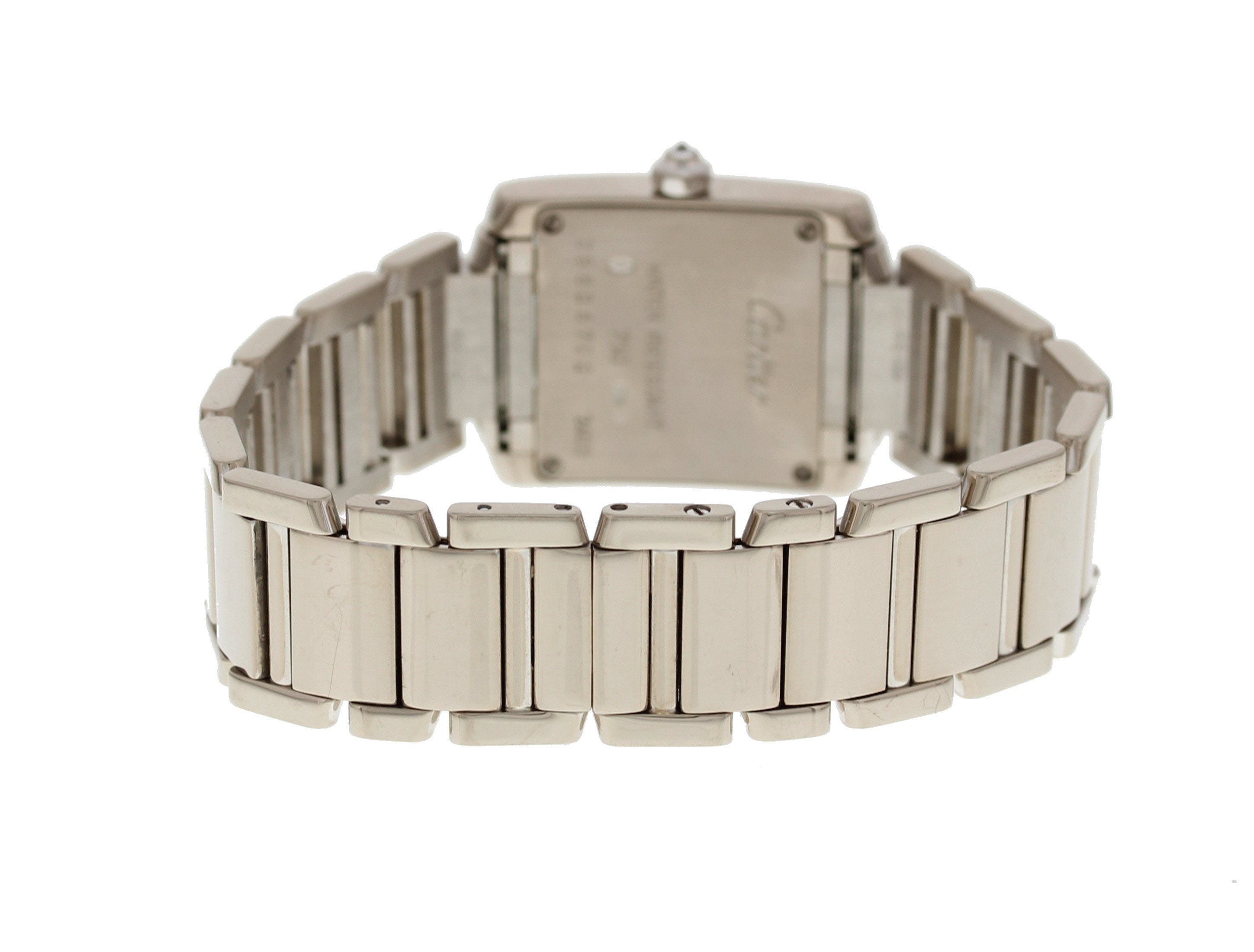 〇Cartier Tank Francaise SM 2403 ベルト 8171 Cartier-Tank-Francaise-Lady-