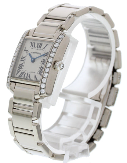 Cartier Tank Francaise 2403 18k White Gold & Diamonds - Virtual