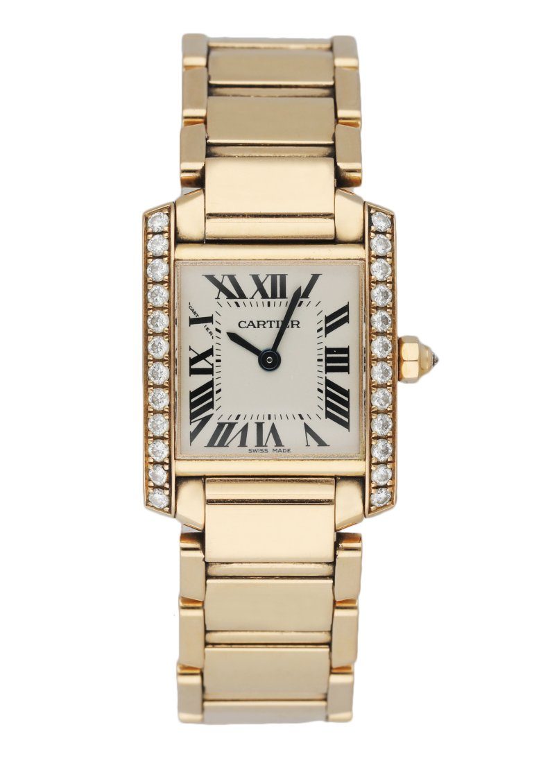 Cartier Tank Francaise 2793 18k Rose Gold & Diamond Ladies – Phigora