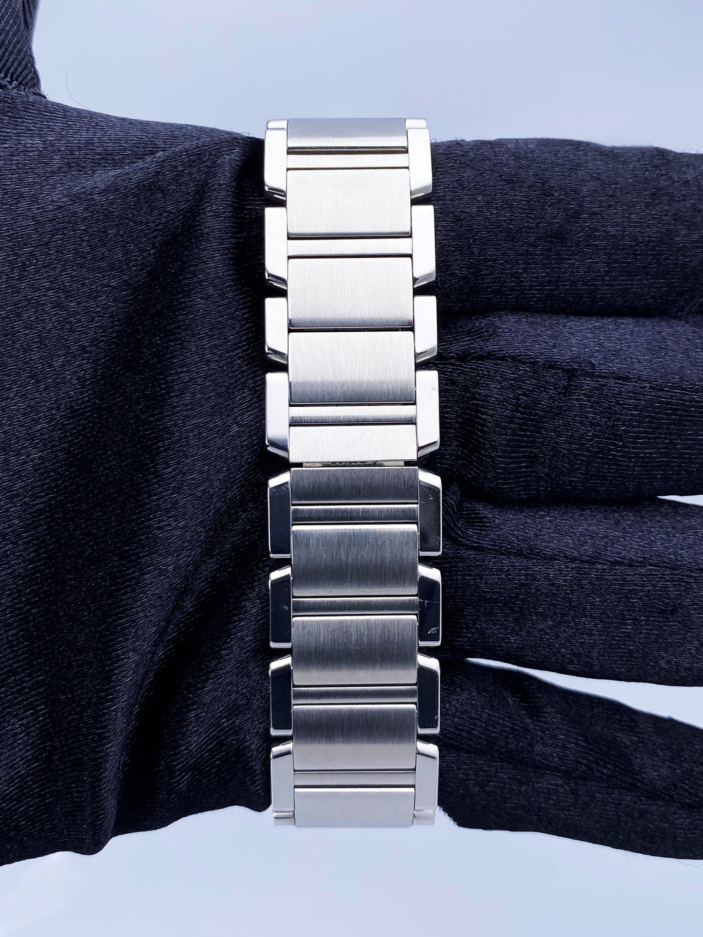Cartier Tank Francaise 3751 Diamond Midsize Ladies Watch Box Papers