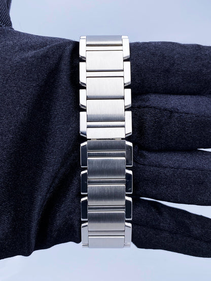 Cartier Tank Francaise 3751 Diamond Midsize Ladies Watch Box Papers