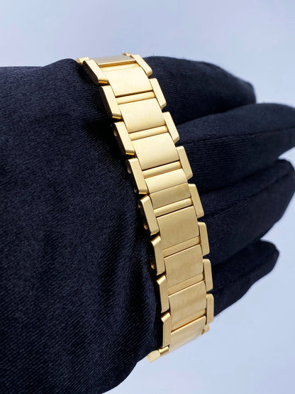 Cartier Tank Francaise WJTA0024 Diamond Bezel Ladies Watch Box Papers - Wristwatch
