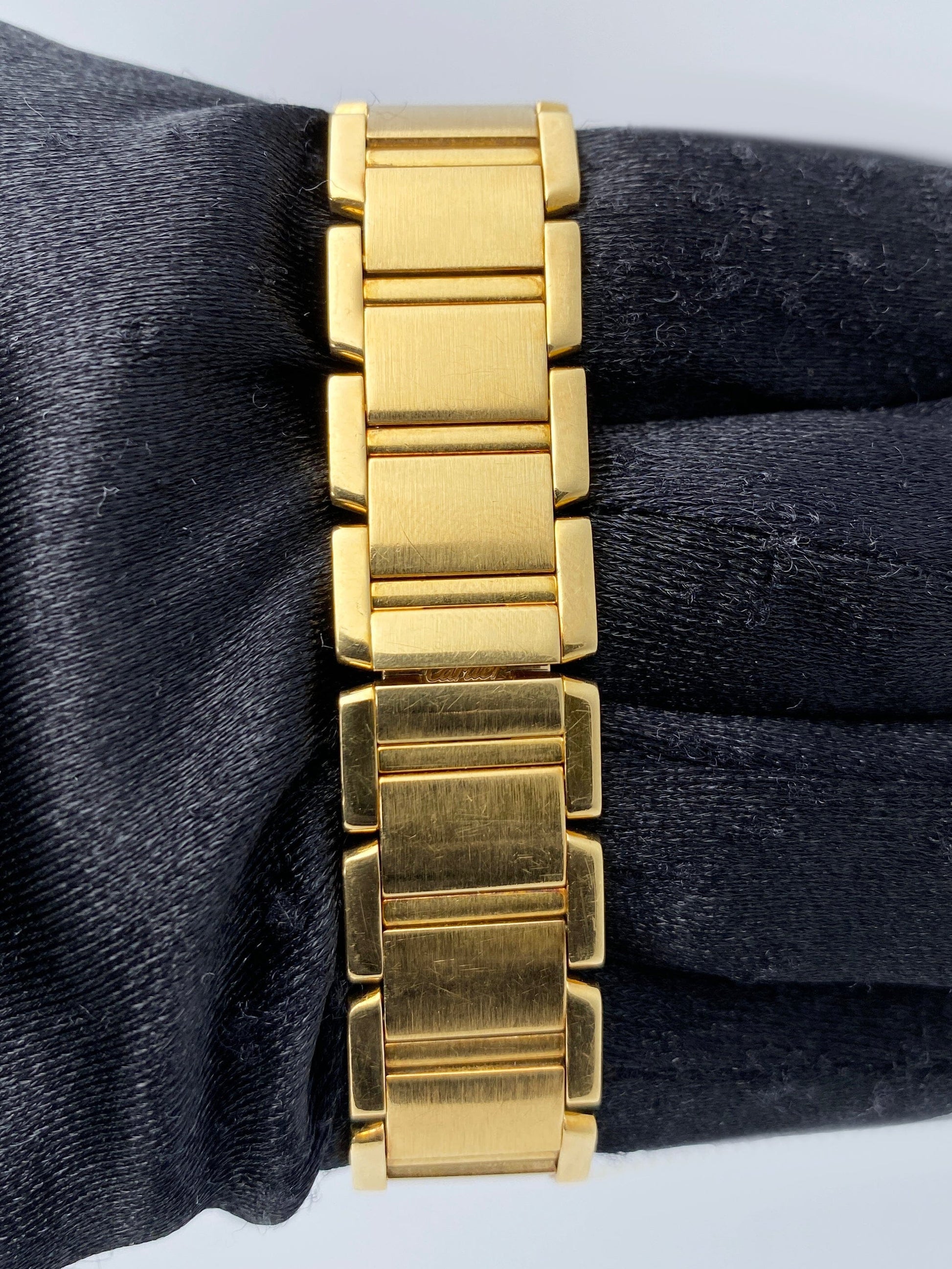 Cartier Tank Francaise W50002N2 Yellow Gold Ladies Watch - Wristwatch