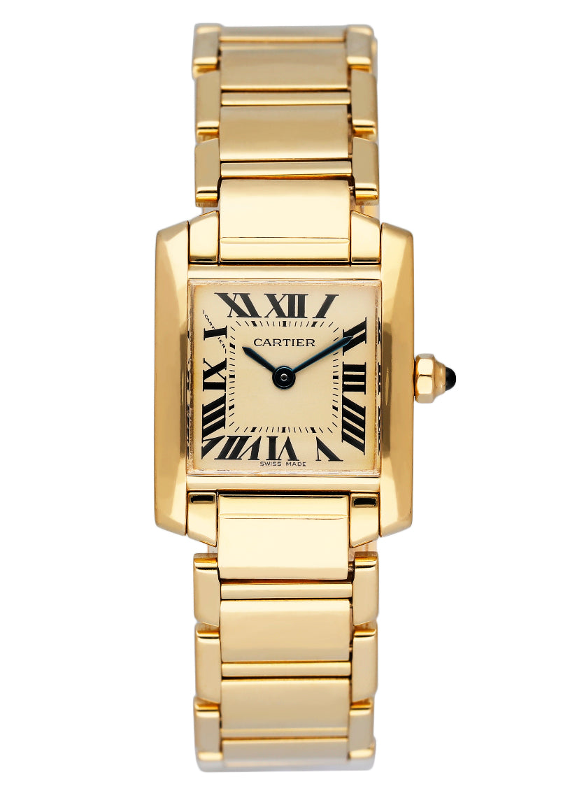 Cartier Tank Francaise W50002N2 Yellow Gold Ladies Watch - Virtual