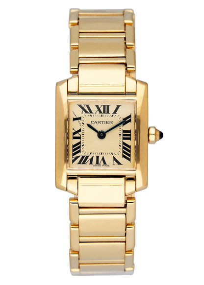 Cartier Tank Francaise W50002N2 Yellow Gold Ladies Watch - Virtual