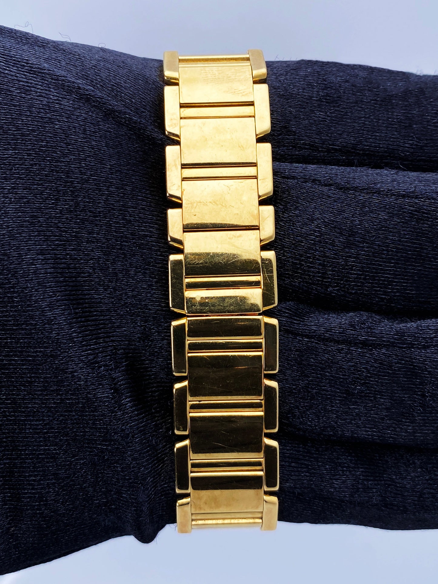 Cartier Tank Francaise W50002N2 Yellow Gold Ladies Watch - Wristwatch