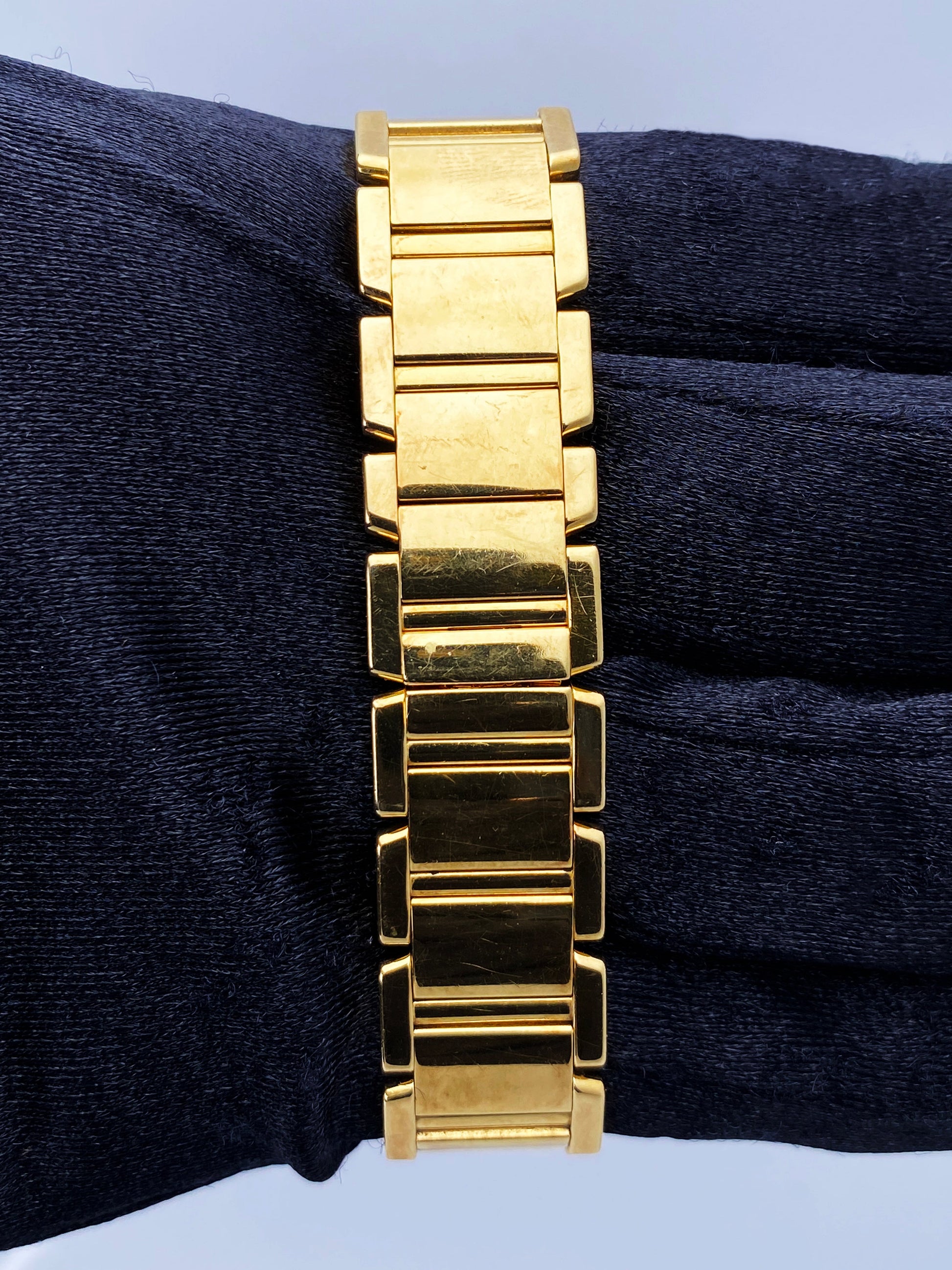 Cartier Tank Francaise W50002N2 Yellow Gold Ladies Watch - Wristwatch