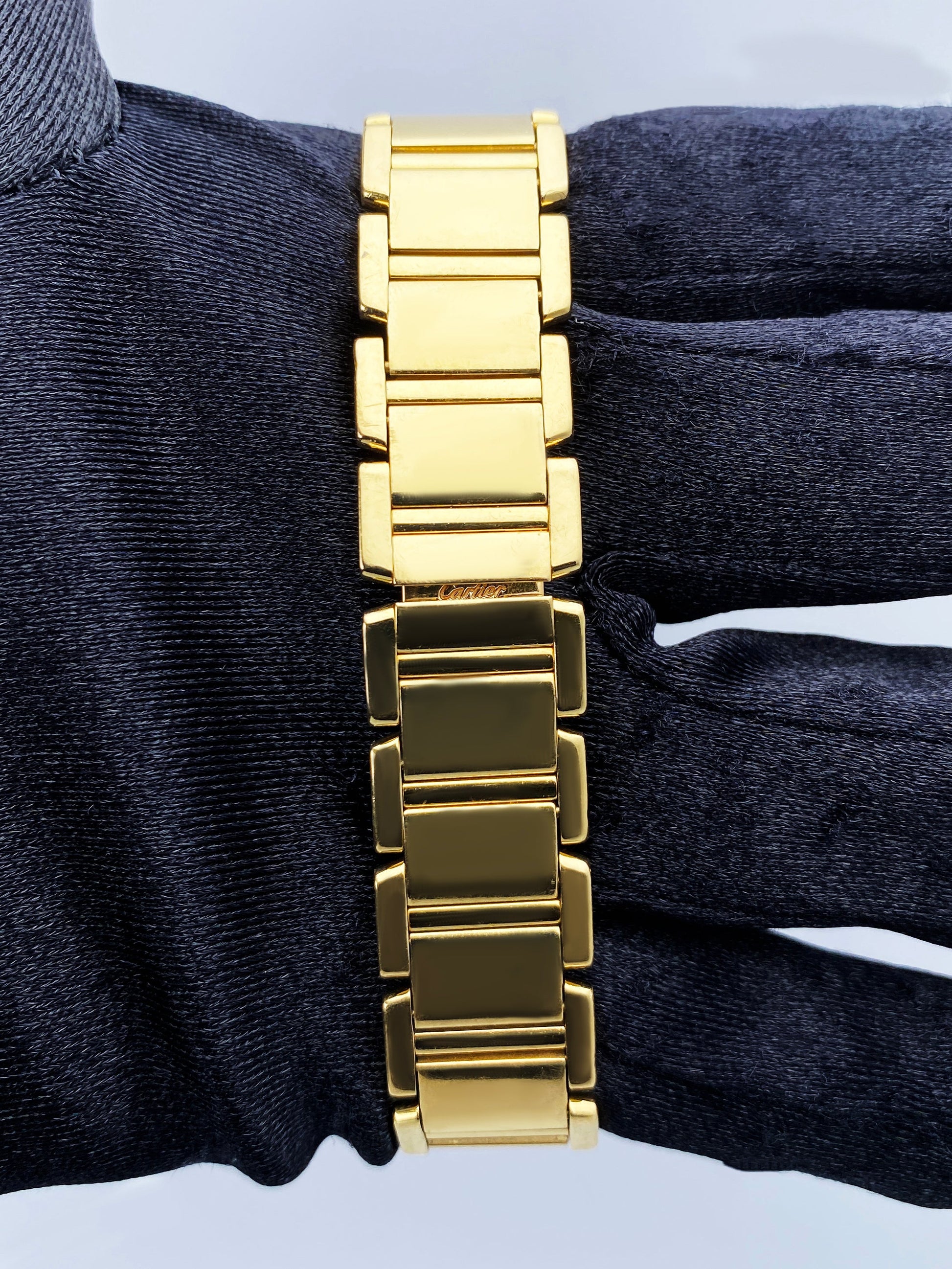 Cartier Tank Francaise W50002N2 Yellow Gold Ladies Watch - Virtual