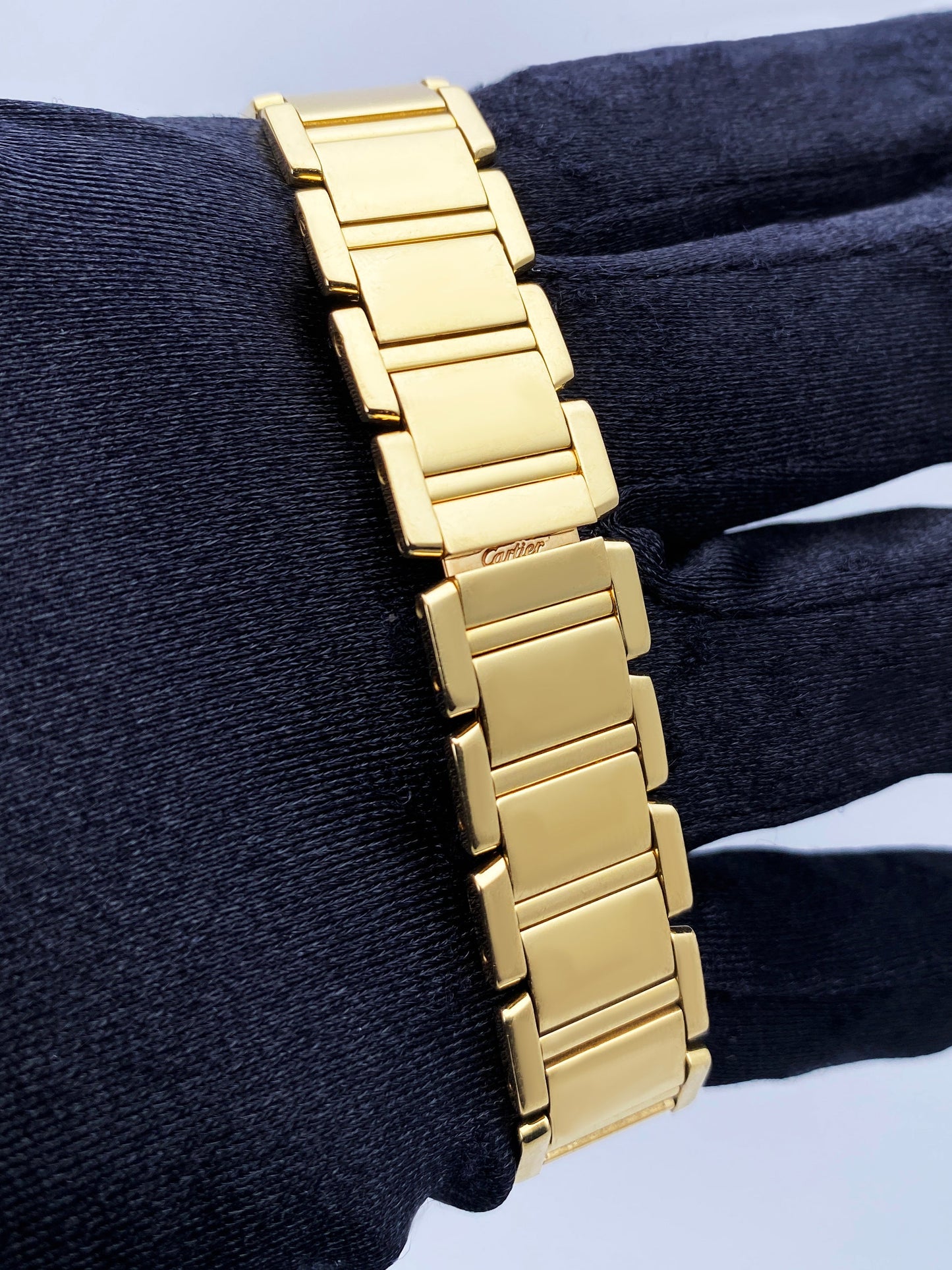 Cartier Tank Francaise W50002N2 Yellow Gold Ladies Watch - Virtual