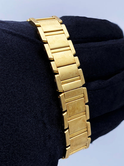 Cartier Tank Francaise W50002N2 Yellow Gold Ladies Watch - Wristwatch