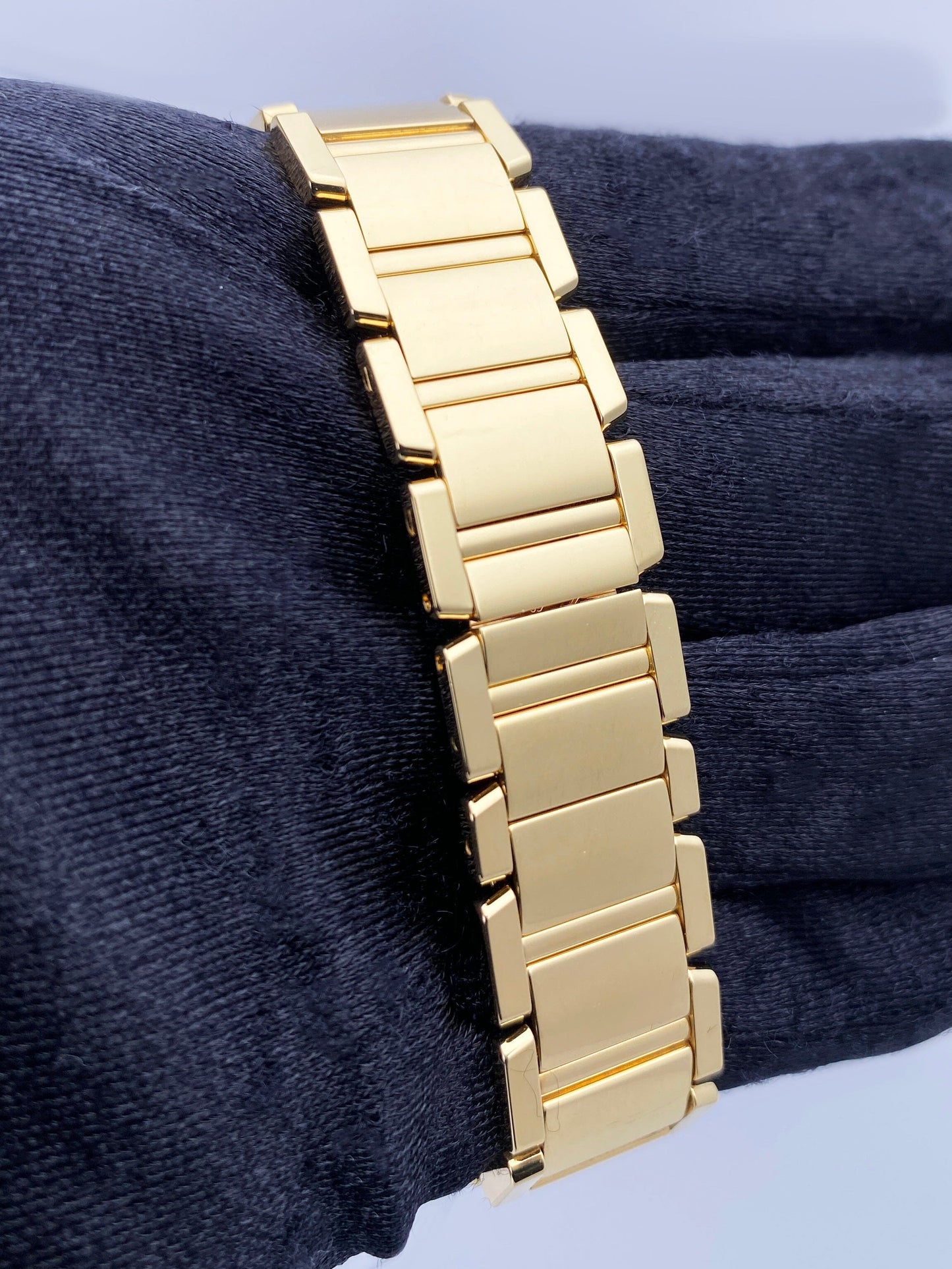 Cartier Tank Francaise W50002N2 Yellow Gold Ladies Watch - Wristwatch