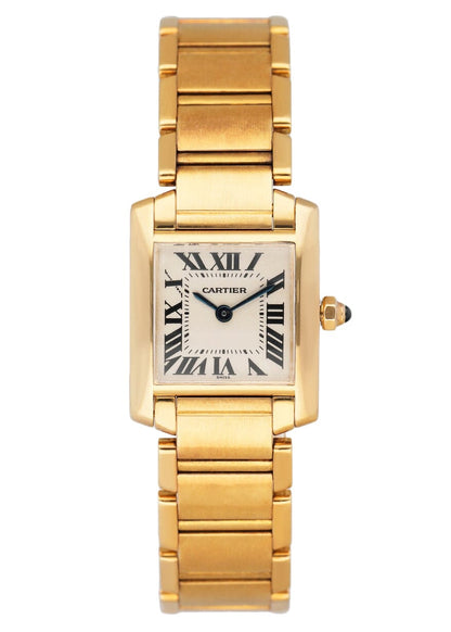 Cartier Tank Francaise W50002N2 Yellow Gold Ladies Watch - Wristwatch