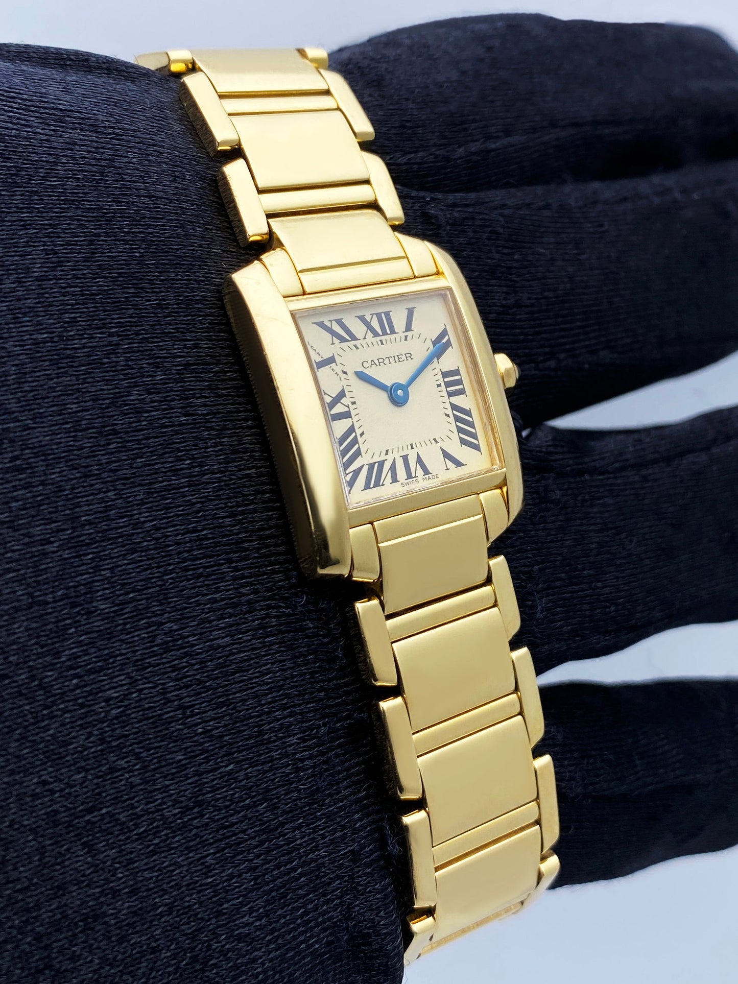 Cartier Tank Francaise W50002N2 Yellow Gold Ladies Watch - Virtual