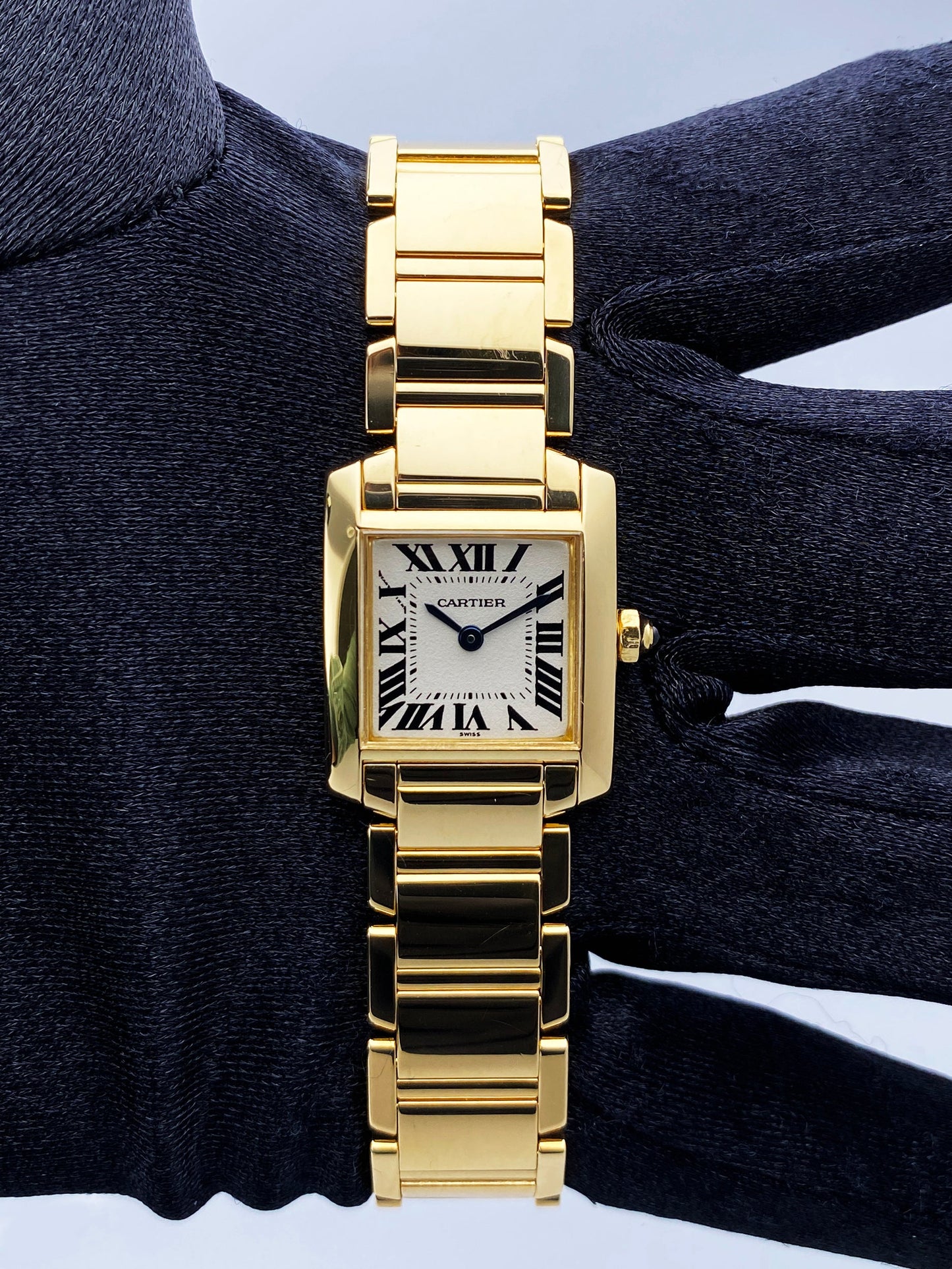 Cartier Tank Francaise W50002N2 Yellow Gold Ladies Watch - Virtual