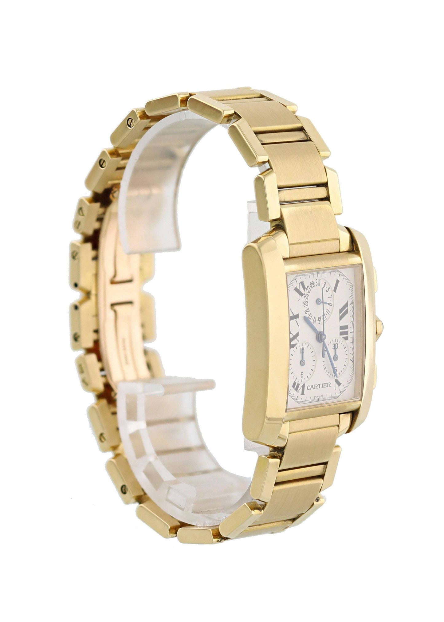 Cartier Tank Francaise W50005R2 Chronograph Mens Watch