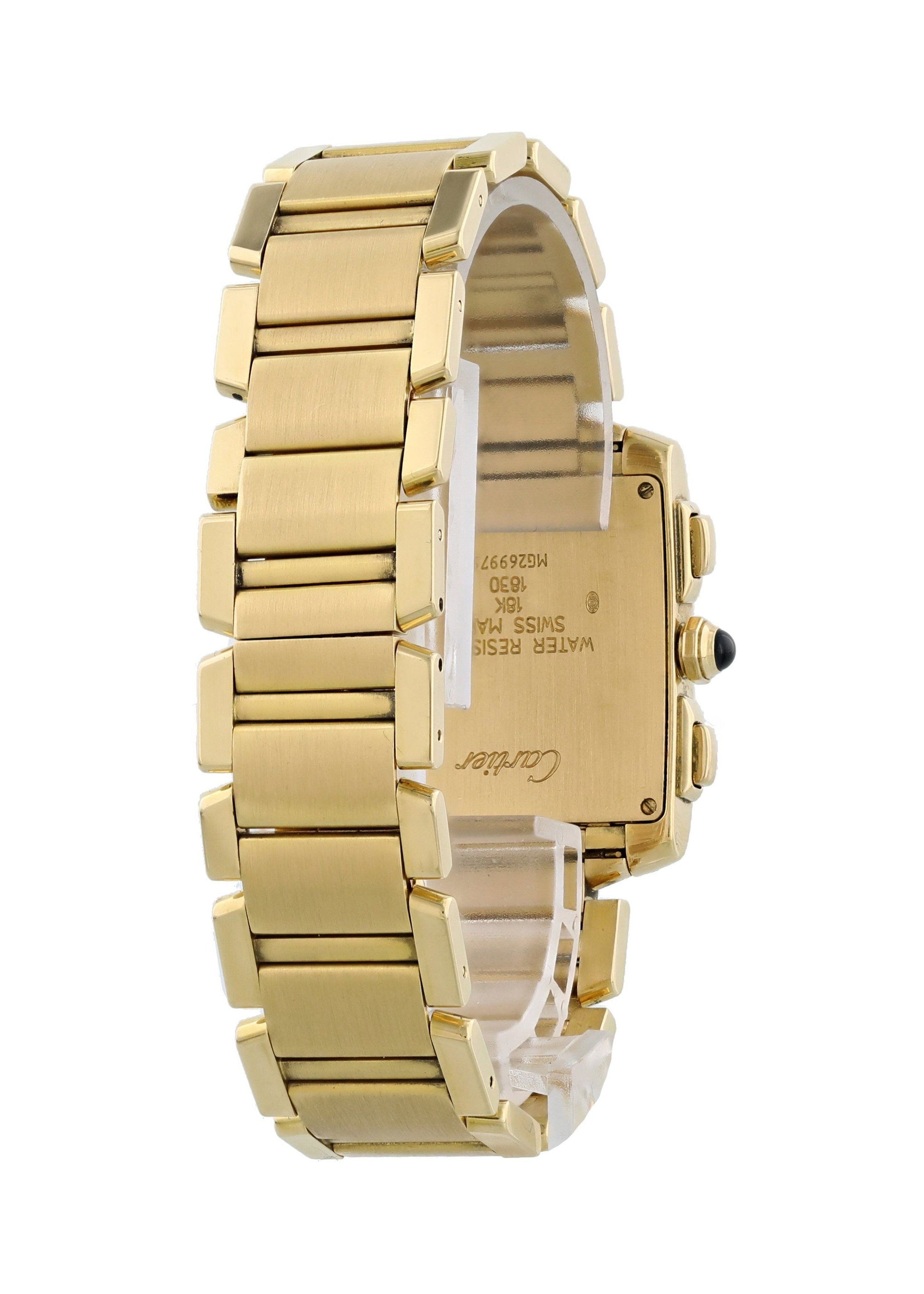 Cartier Tank Francaise W50005R2 Chronograph Mens Watch