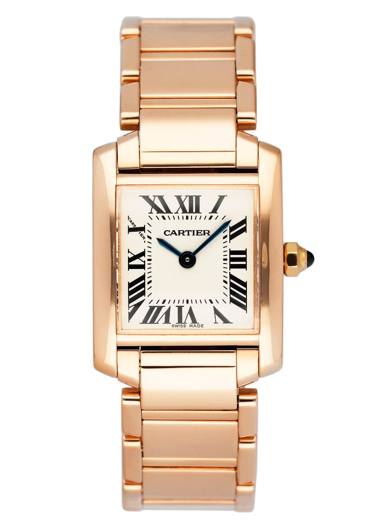 Cartier Tank Francaise W500264H 18K Rose Gold Ladies Watch - Watches