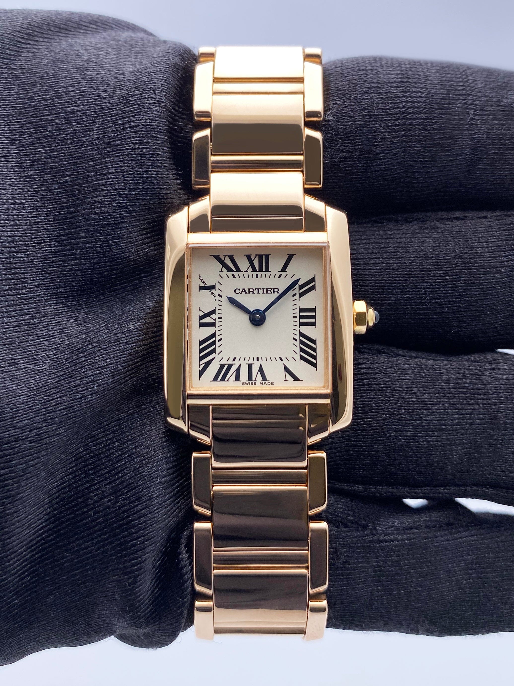 Cartier Tank Francaise W500264H 18K Rose Gold Ladies Watch – Phigora