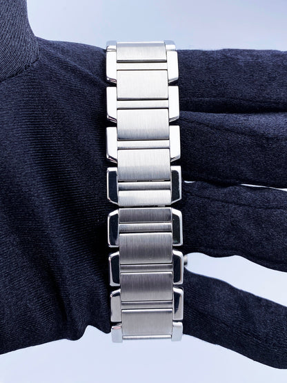Cartier Tank Francaise W51002Q3 Stainless Steel Mens Watch