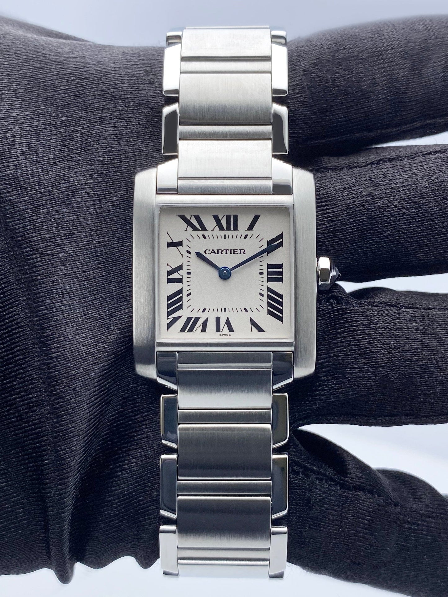 Cartier Tank Francaise W51003Q3 Stainless Steel Midsize Watch - Wristwatch