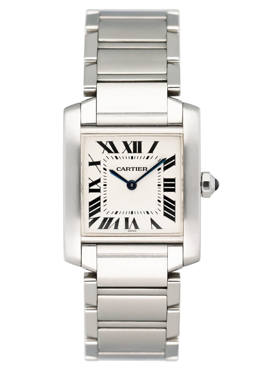 Cartier Tank Francaise W51003Q3 Stainless Steel Midsize Watch - Wristwatch