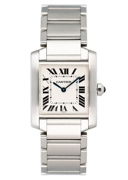Cartier Tank Francaise W51003Q3 Stainless Steel Midsize Watch - Wristwatch