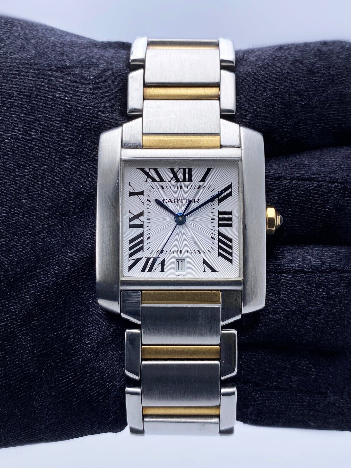 Cartier Tank Francaise W51005Q4 Two Tone Mens Watch - Watches