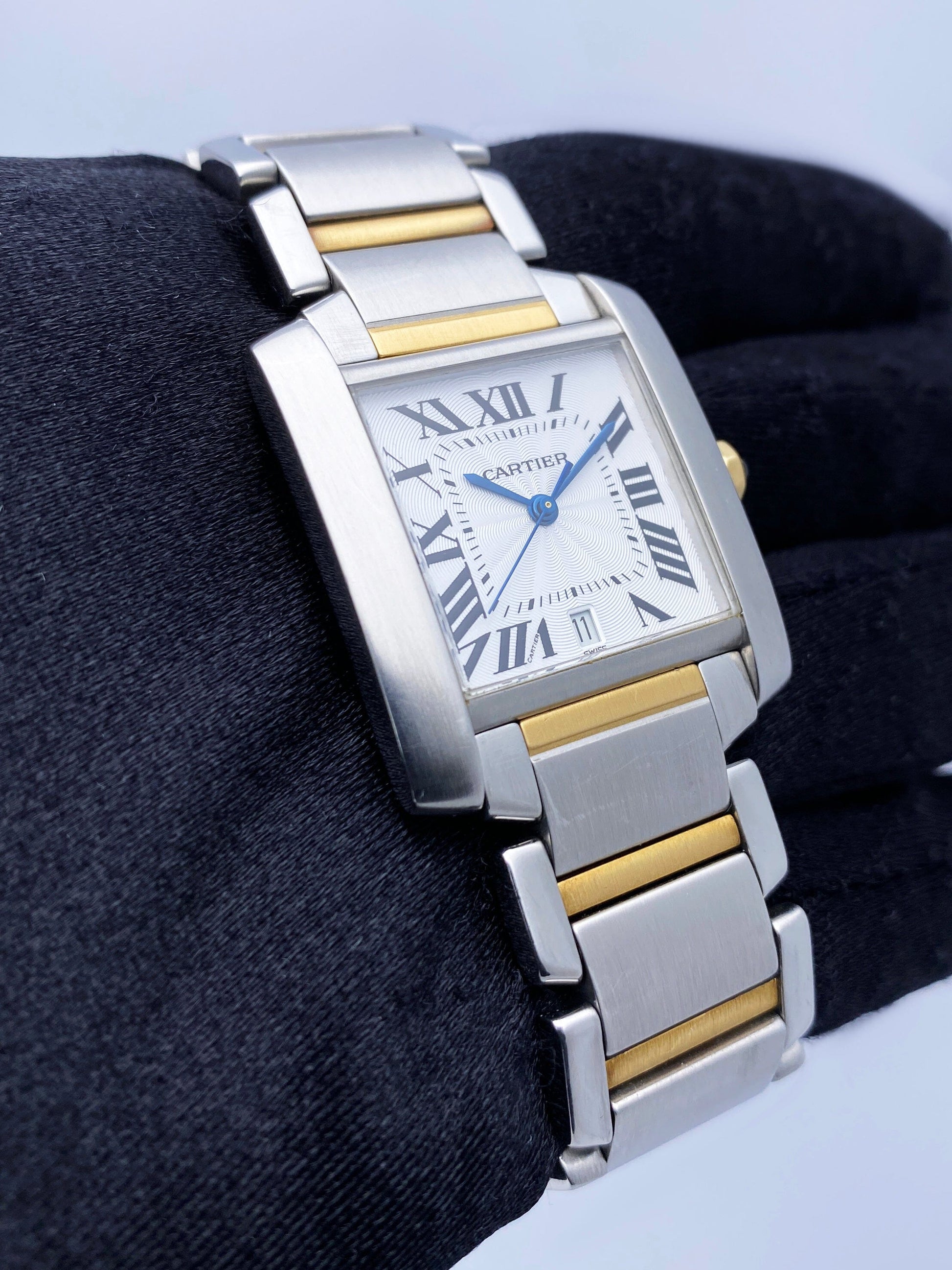 Cartier Tank Francaise W51005Q4 Two Tone Mens Watch - Watches