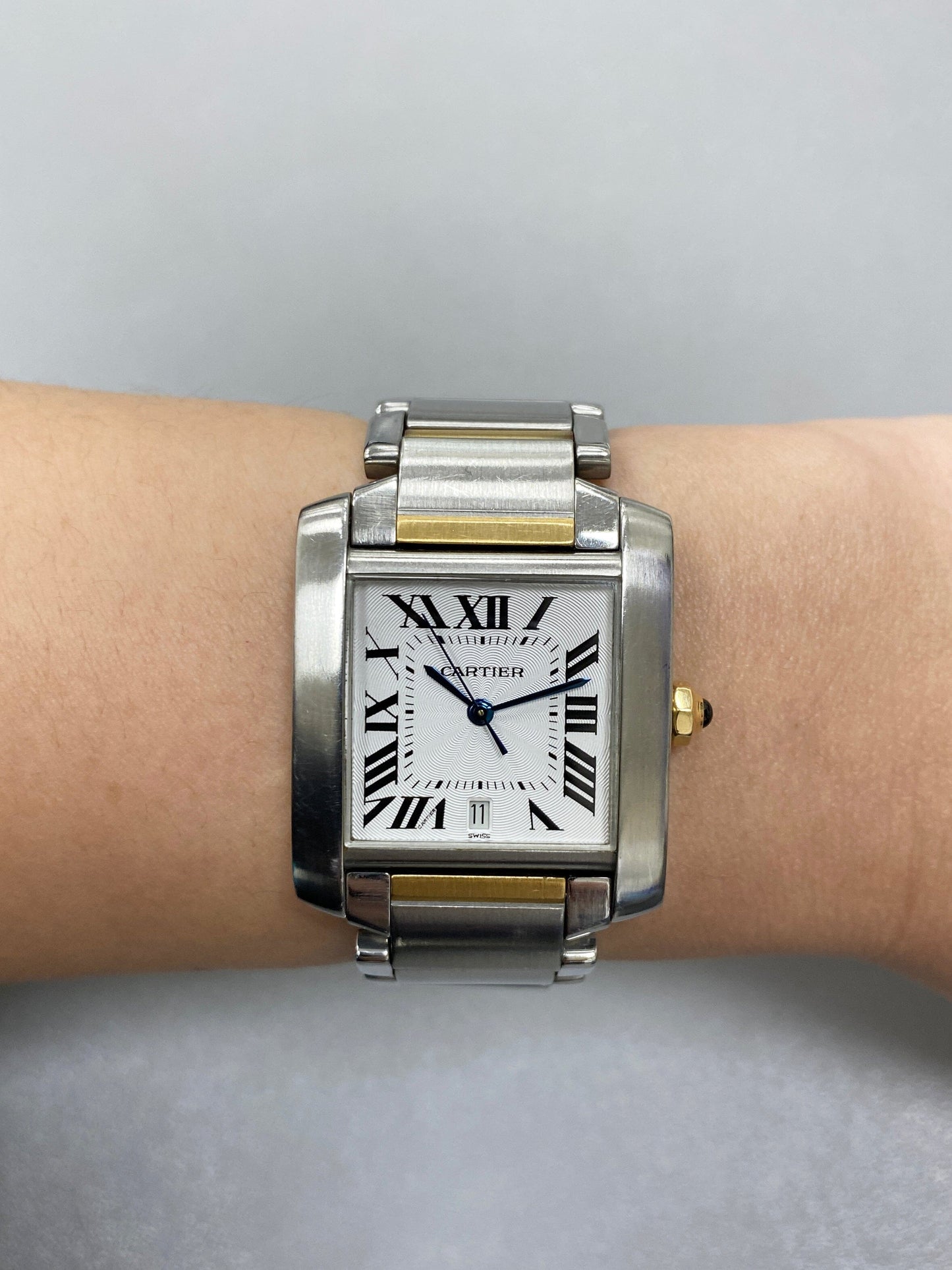Cartier Tank Francaise W51005Q4 Two Tone Mens Watch - Watches