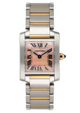 Cartier Tank Francaise W51027Q4 MOP Two-Tone Rose Gold Ladies Watch Box Papers - Wristwatch