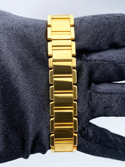 Cartier Tank Francaise WE1001R8 Diamond 18k Yellow Gold Ladies Watch