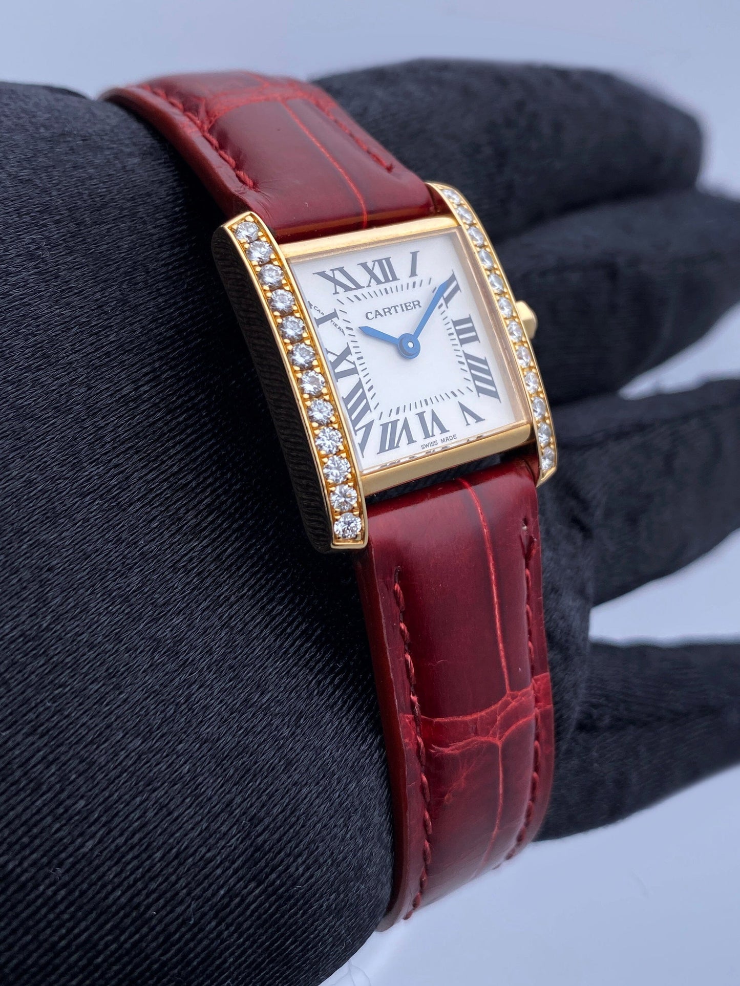 Cartier Tank Francaise WE104531 Diamond Ladies Watch - Wristwatch