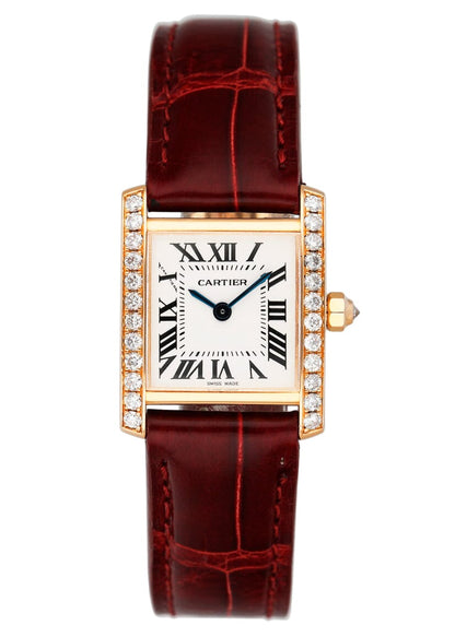 Cartier Tank Francaise WE104531 Diamond Ladies Watch - Wristwatch