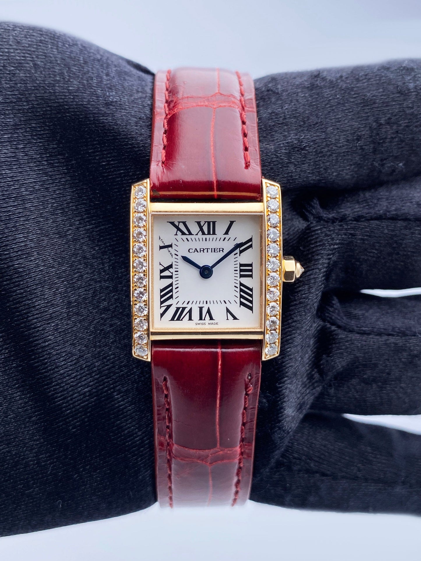 Cartier Tank Francaise WE104531 Diamond Ladies Watch - Wristwatch