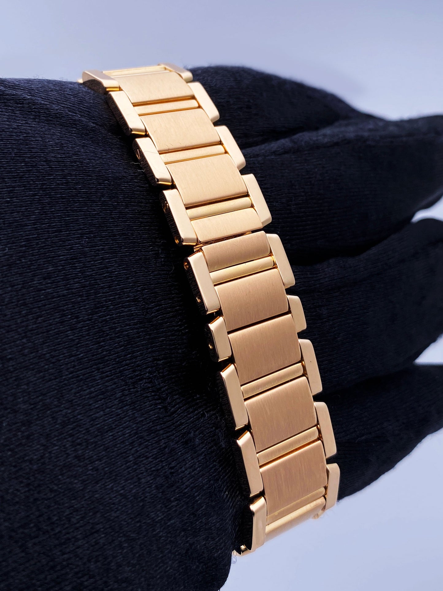 Cartier Tank Francaise WE10456H 18K Rose Gold Ladies Watch Box Papers - Wristwatch
