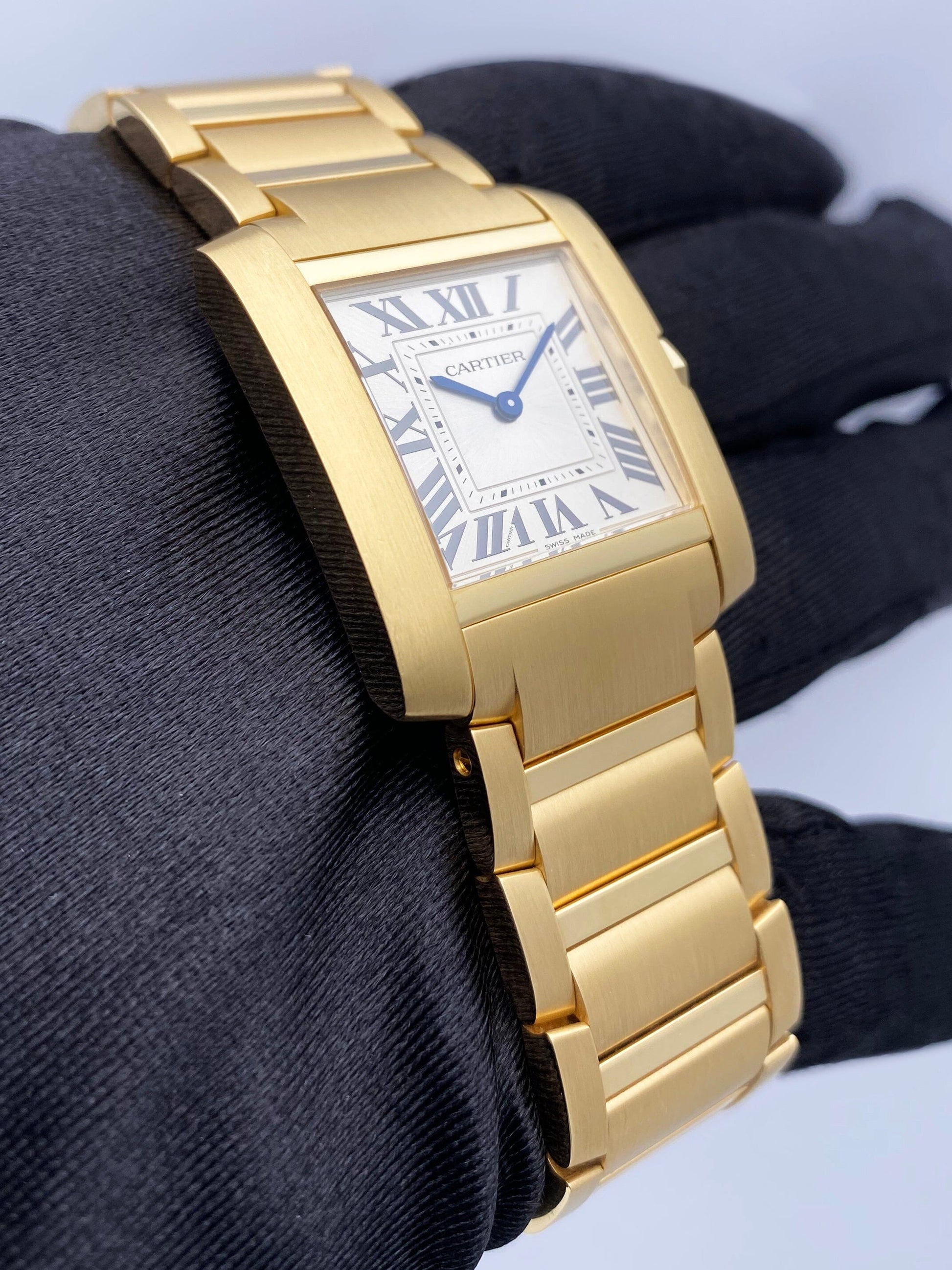 Cartier Tank Francaise WGTA0113 18K Yellow Gold Watch Box Papers - Watches