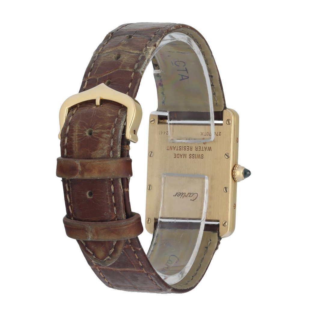 Cartier Tank Louis 2441 18K Yellow Gold Men's Watch