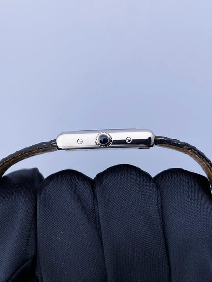 Cartier Tank Louis 2679 18K White Gold Quartz Men's Watch Box Papers