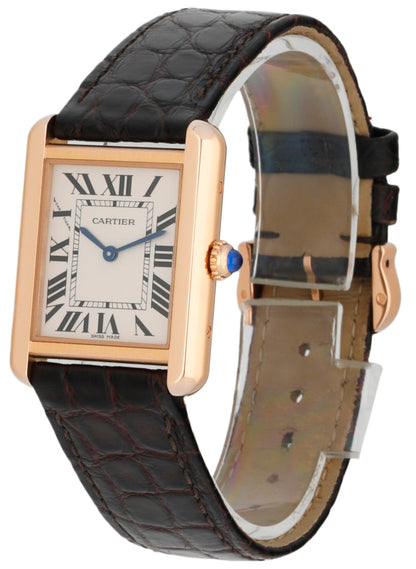 Cartier Tank Louis 3186 18K Rose Gold Ladies Watch