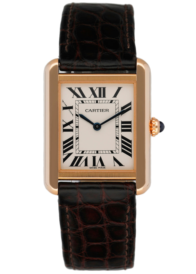 Cartier Tank Louis 3186 18K Rose Gold Ladies Watch