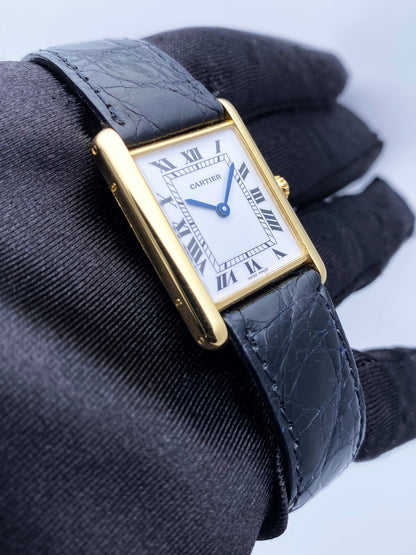 Cartier Tank Louis 83717753 18K Yellow Gold Ladies Watch - Wristwatch