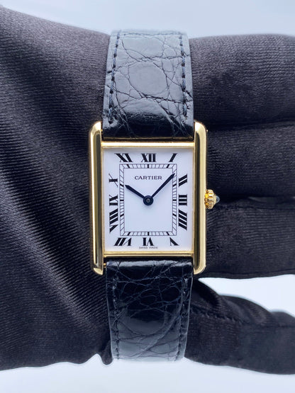 Cartier Tank Louis 83717753 18K Yellow Gold Ladies Watch - Wristwatch