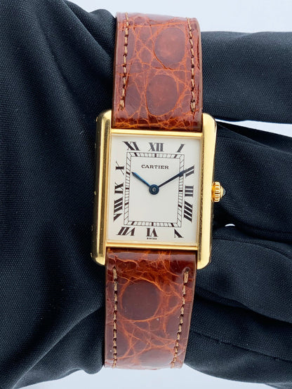 Cartier Tank Louis 8810 18K Yellow Gold Ladies Watch - Wristwatch