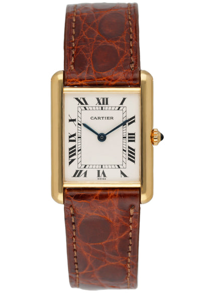Cartier Tank Louis 8810 18K Yellow Gold Ladies Watch - Wristwatch
