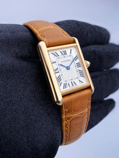 Cartier Tank Louis Small WGTA0010 18K Rose Gold Ladies Watch